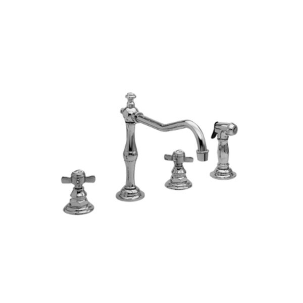 Kitchen Faucet With Side Spray in Polished Chrome, Newport Brass, Mfr#: 946/26
